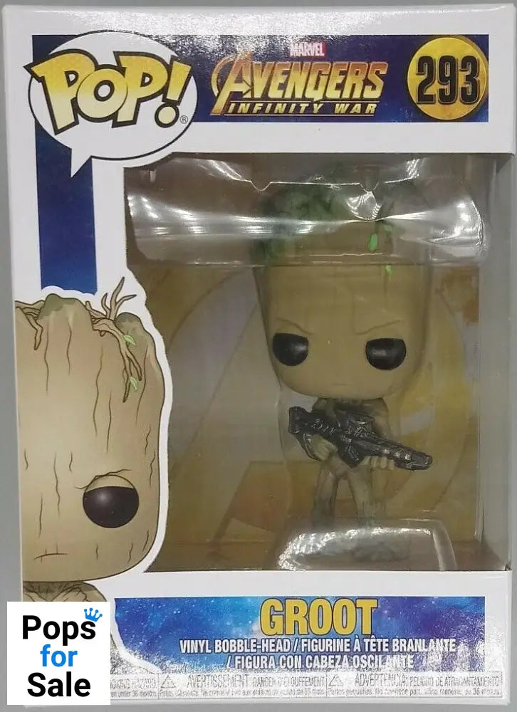 #293 Groot - Marvel Avengers Infinity War Funko POP - PopsforSale.co.uk