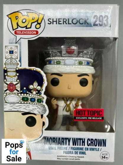 #293 Moriarty with Crown - Sherlock - Box Damaged Funko POP