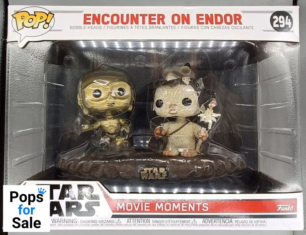294 Encounter on Endor - Movie Moment - Star Wars Funko POP - Damaged Box