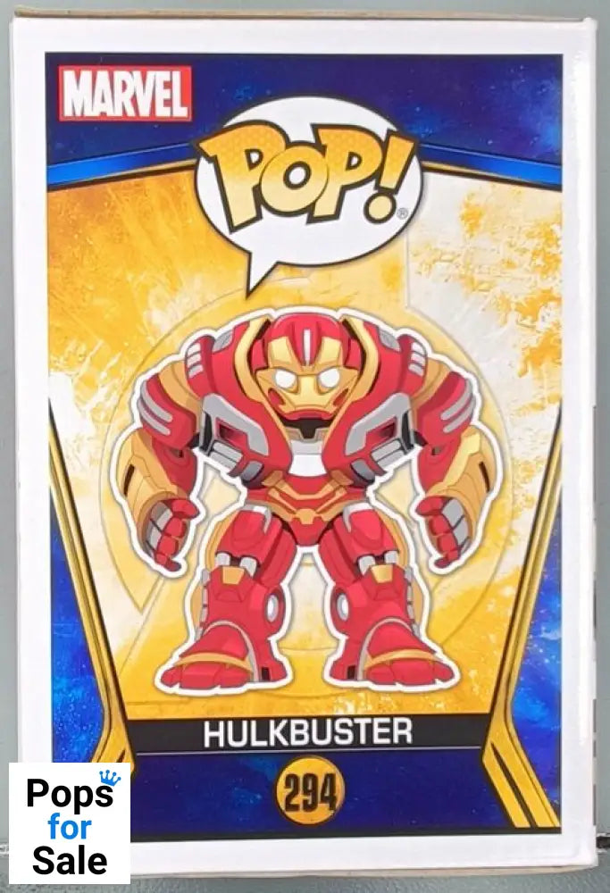 294 Hulkbuster 6 Inch - Marvel Avengers Infinity War Funko Pop