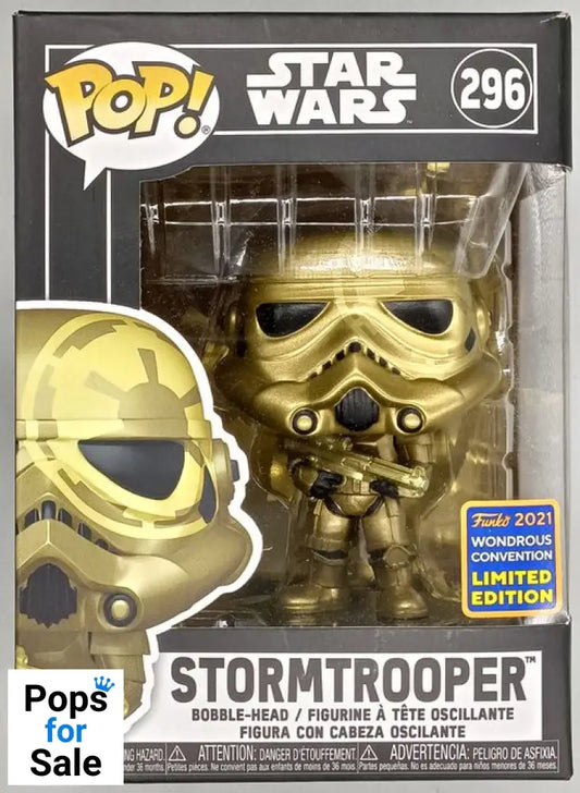 296 Stormtrooper (Artist) - Star Wars - 2021 Con Funko POP