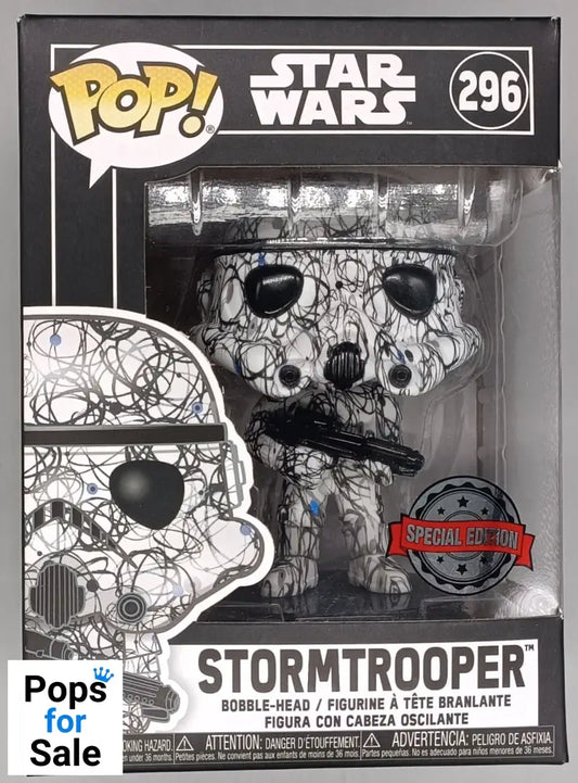 296 Stormtrooper (Futura) - Star Wars - Funko POP - Box Damaged