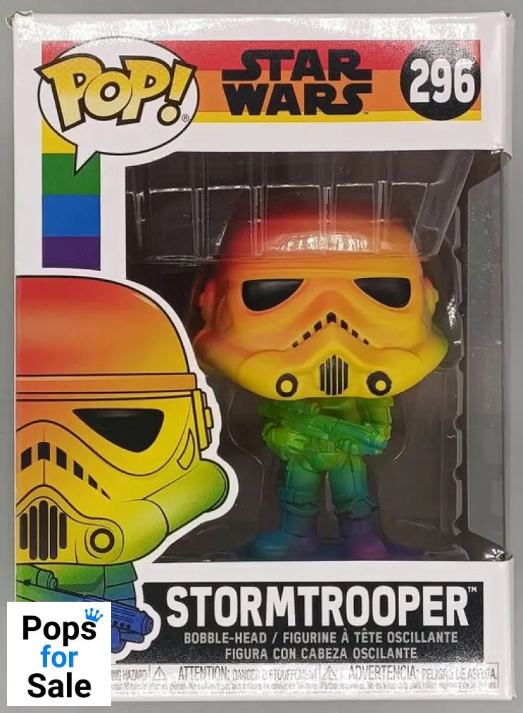 #296 Stormtrooper (Pride) - Star Wars - Box Damaged Funko POP - PopsforSale.co.uk