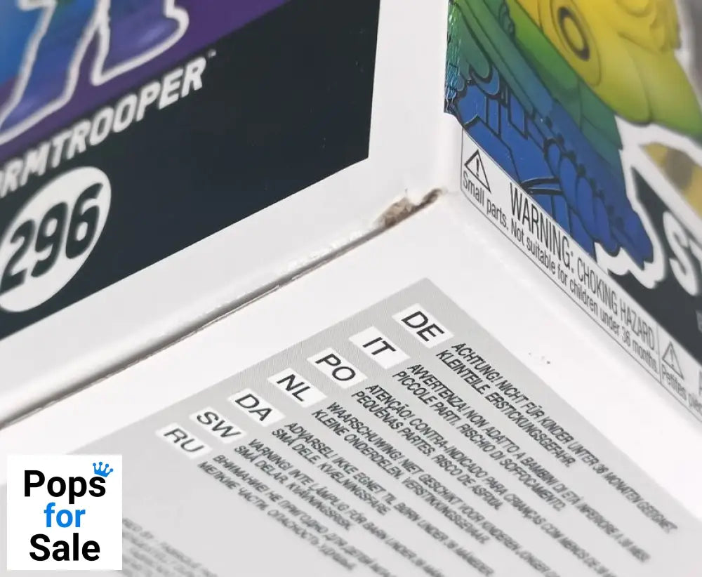 #296 Stormtrooper (Pride) - Star Wars - Box Damaged Funko POP