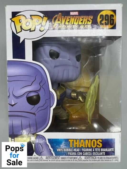 #296 Thanos (Portal) - Marvel Avengers Infinity War Box Damaged Funko POP