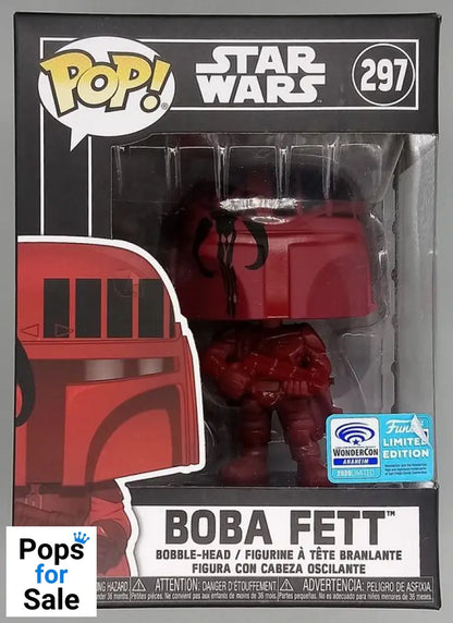 297 Boba Fett (Burgundy) - Star Wars - Box Damaged Funko POP