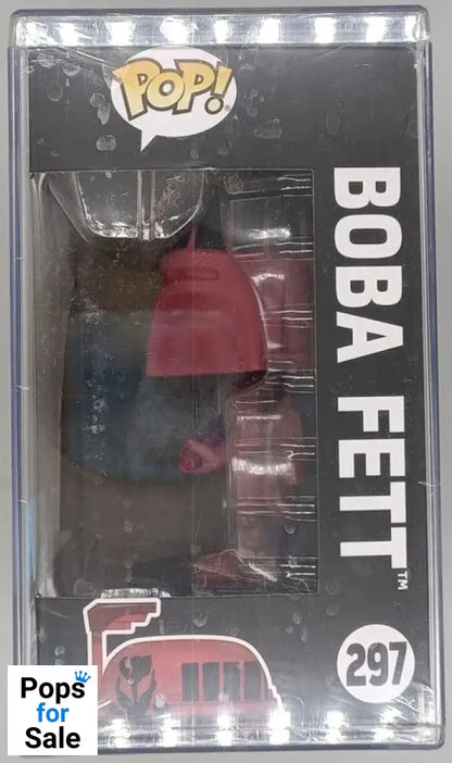 #297 Boba Fett (Burgundy) - Star Wars - Boba Fett UK Exclusive (Standard Size Bobble-Head) Funko POP