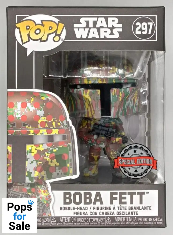 297 Boba Fett (Futura) - Star Wars Funko POP