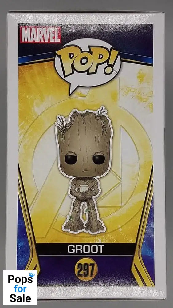 #297 Groot (w/ Game) - Marvel Avengers Infinity War Funko POP - PopsforSale.co.uk