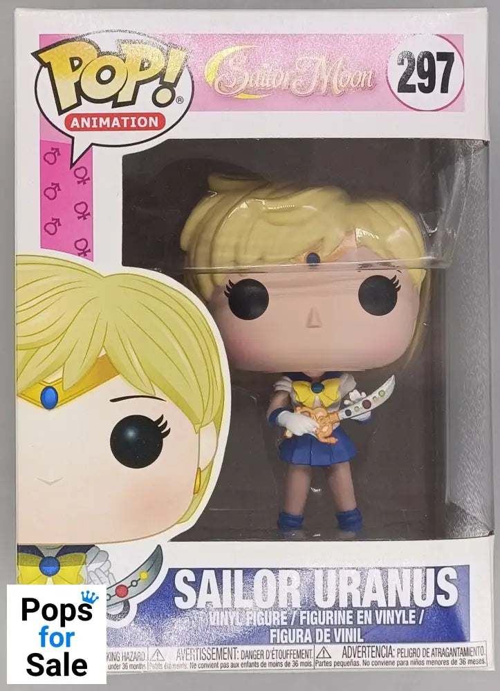 297 Sailor Uranus - Sailor Moon - Box Damaged Funko POP