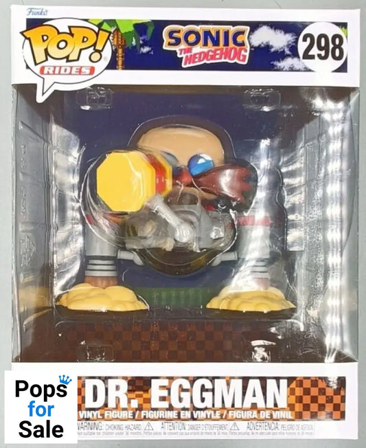 298 Dr. Eggman - 6 inch - Sonic the Hedgehog Funko POP - Brand New