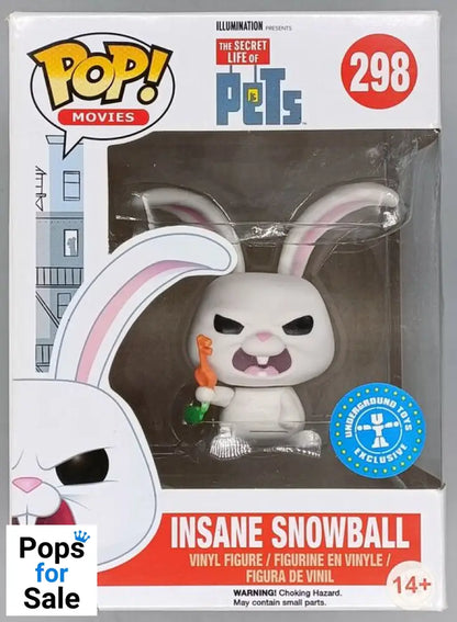 #298 Insane Snowball - The Secret Life Of Pets - Box Damaged Funko POP