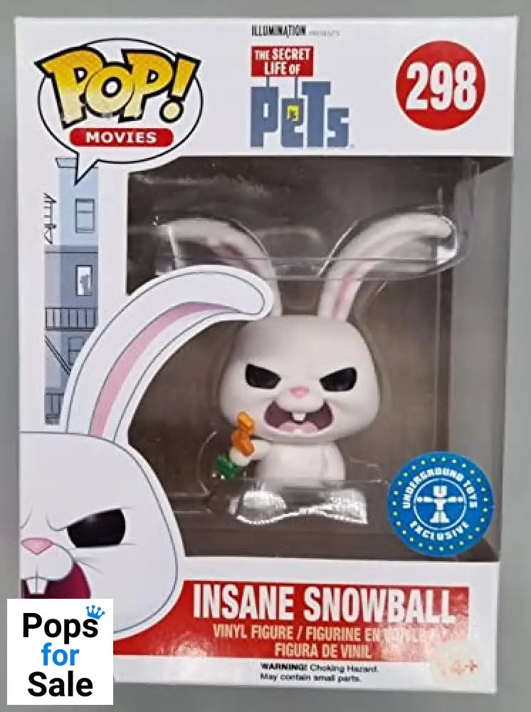 298 Insane Snowball - The Secret Life Of Pets Funko POP