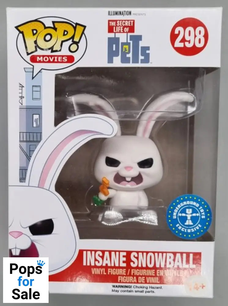 298 Insane Snowball - The Secret Life Of Pets Funko POP
