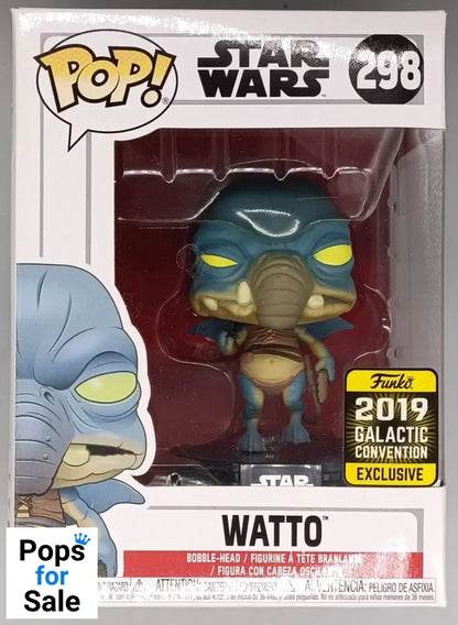 298 Watto - Star Wars - 2019 Con Exclusive - Funko POP - Box Damaged