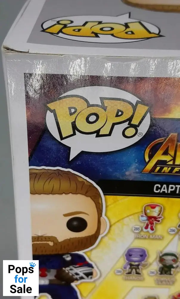 #299 Captain America (Action Pose) Marvel Avenger Box Damaged Funko POP