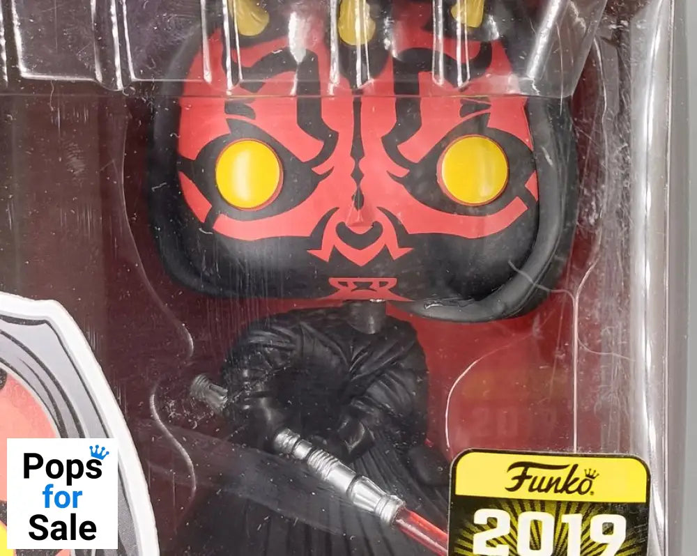 #299 Darth Maul (Hooded) - Star Wars - 2019 Con Exc Box Damaged Funko POP - PopsforSale.co.uk