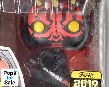 #299 Darth Maul (Hooded) - Star Wars - 2019 Con Exc Box Damaged Funko POP
