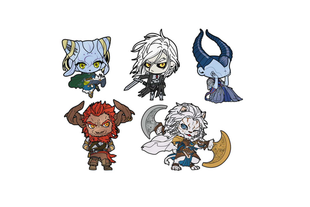 Pinfinity AR Pin: Li`l Walkers 5 Pin Set - Magic the Gathering Secret Lair PMTGSLSET001 Pin
