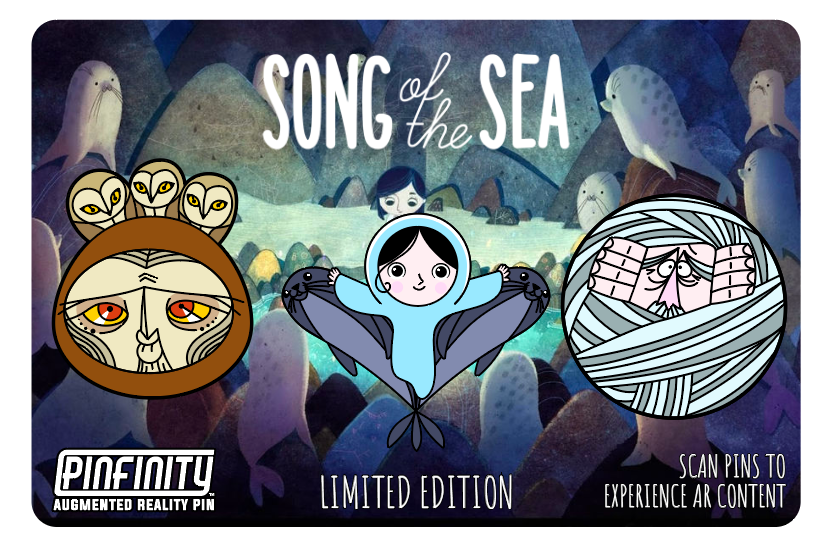 Pinfinity AR Pin: Limited Edition Song Of The Sea 3 Pin Set PCSSSSET001 Pin