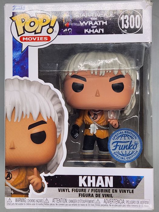 #1300 Khan - Star Trek II The Wrath of Khan - Box Damaged Funko POP