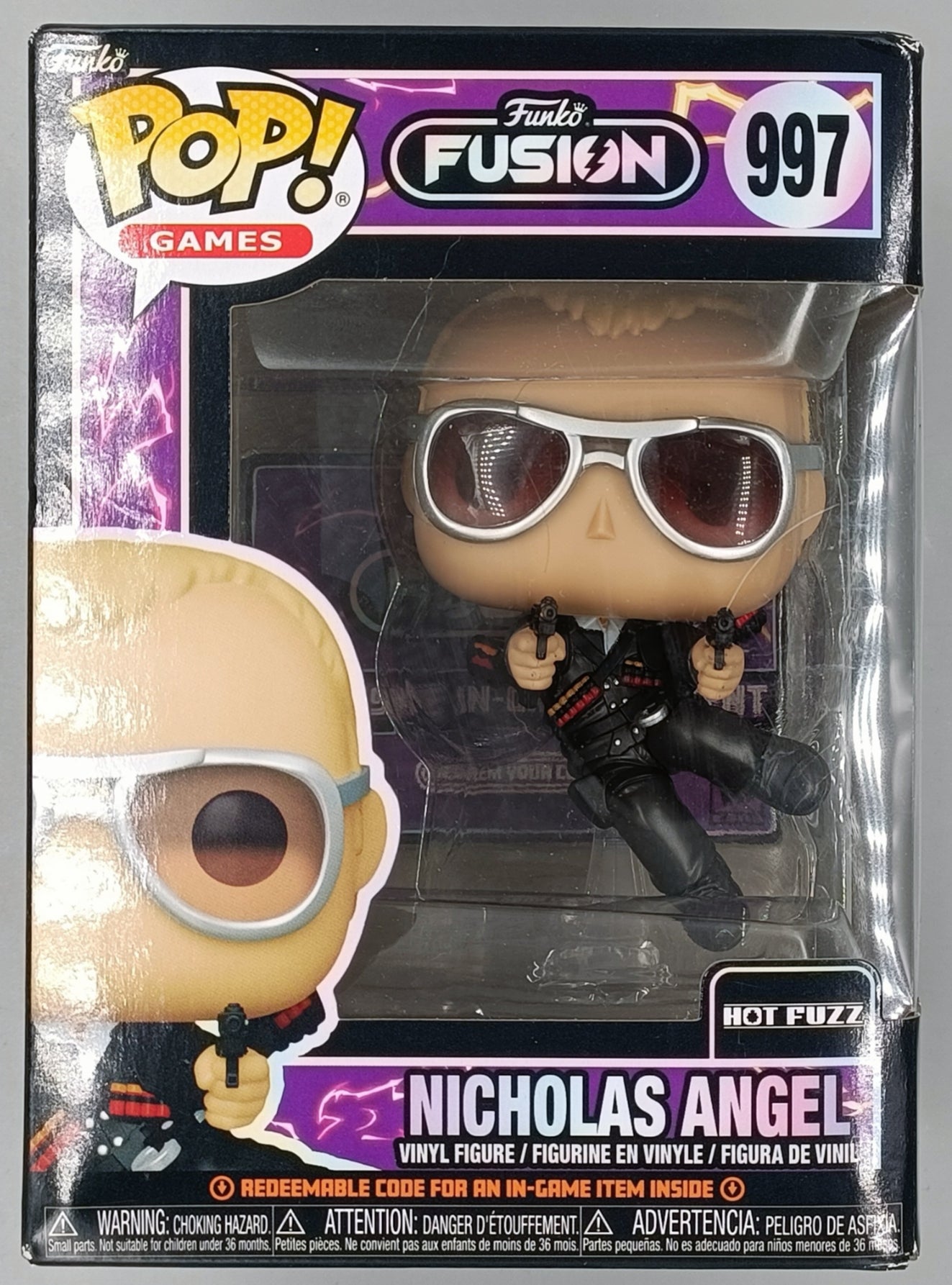 997 - Nicholas Angel - Hot Fuzz - Funko Fusion Box Damaged Funko POP