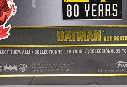 #283 Batman (Red Death) - Metallic - DC - Box Damaged Funko POP