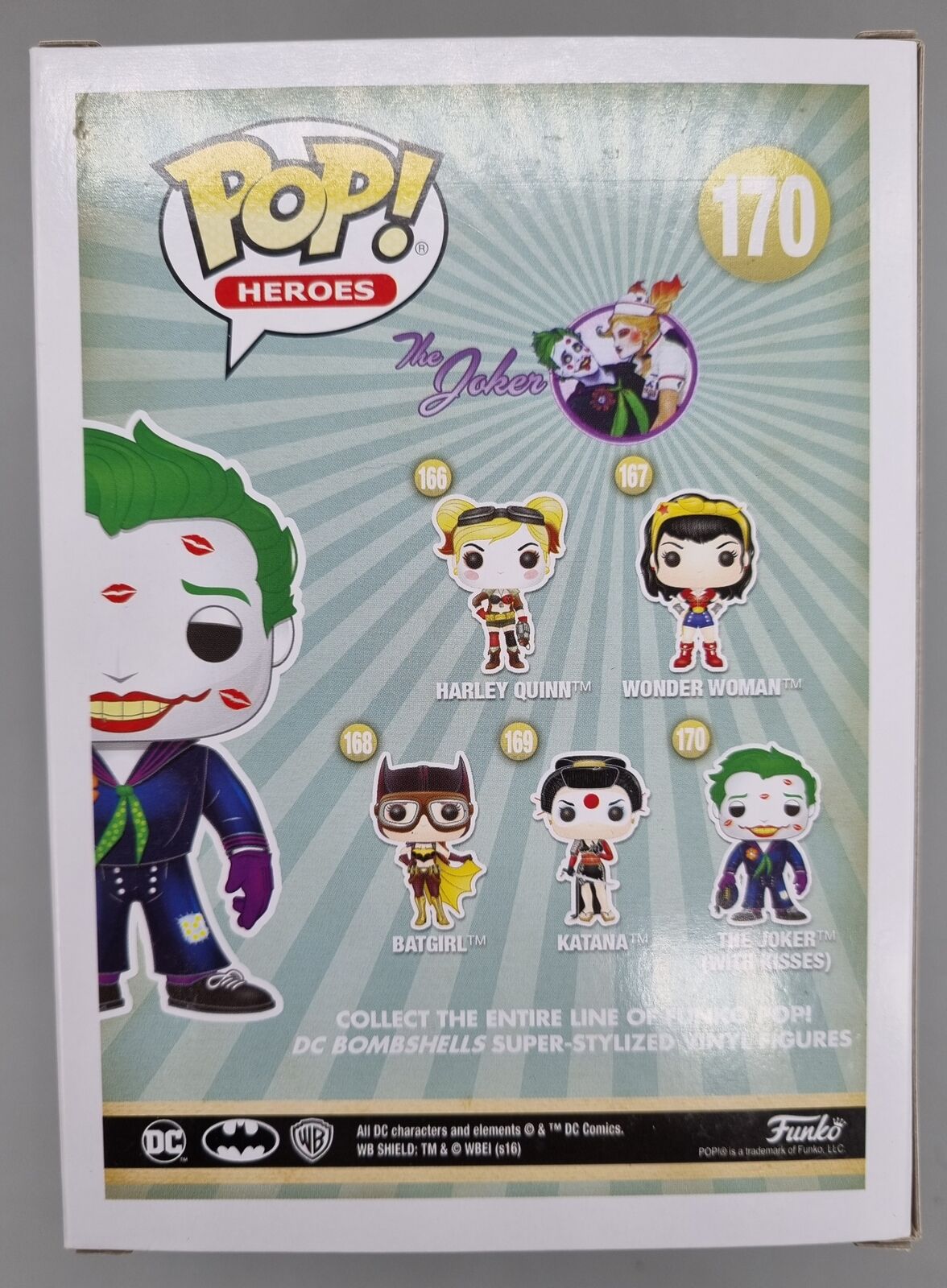 #170 The Joker (with Kisses) DC Comics Bombshells Funko POP