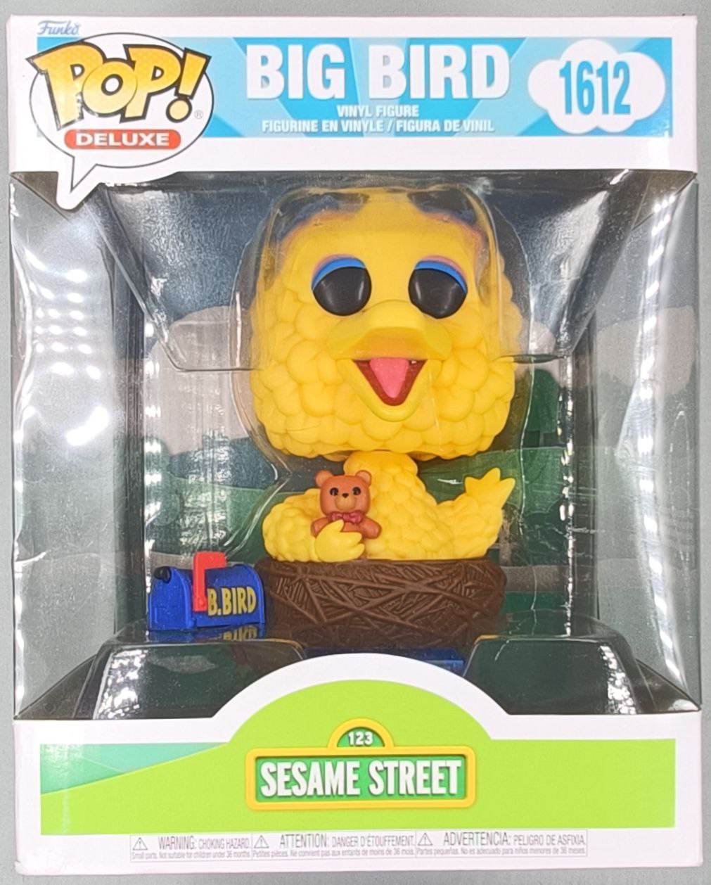 1612 Big Bird in Nest - Deluxe - Sesame Street Funko POP - Box Damaged 