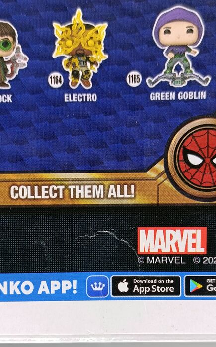 1168 Green Goblin (Masked) Metallic Marvel Spider-man No Way Home - Box Damaged Funko POP