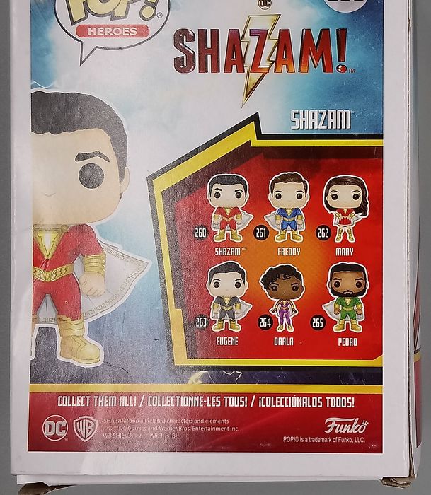 #260 Shazam - DC Shazam - Box Damaged Funko POP