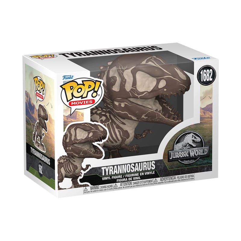 1682 Tyrannosaurus (Fossil) - Jurassic World Funko POP - Brand New - ON DEMAND