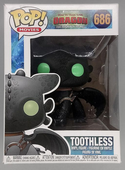686 Toothless - How To Train Your Dragon 3 - Box Damaged Funko POP