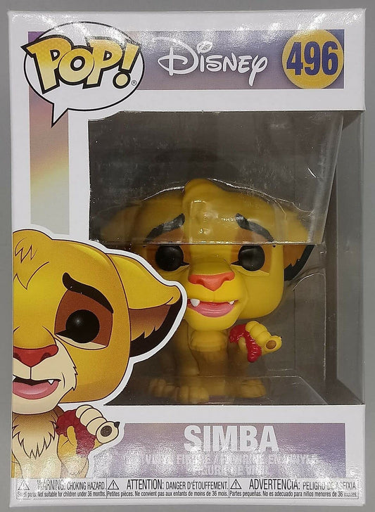 496 Simba (w/ Grub) - Disney Lion King Funko POP