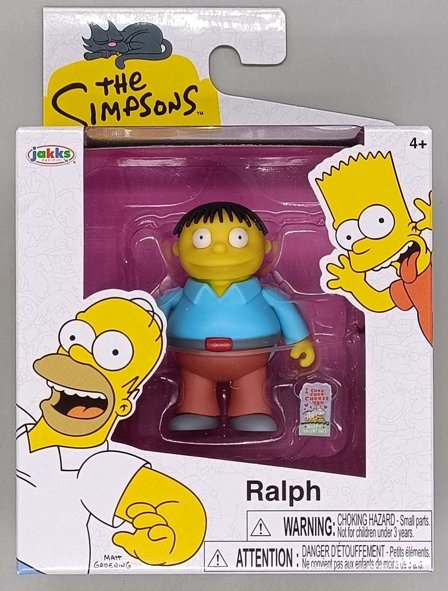 The Simpsons Mini Figure Wave 3 - Ralph w/Valentines Card - 7cm - Jakks - [New]