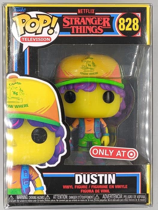 828 Dustin (w/ Vest) Blacklight - Stranger Things - Funko POP - Box Damaged