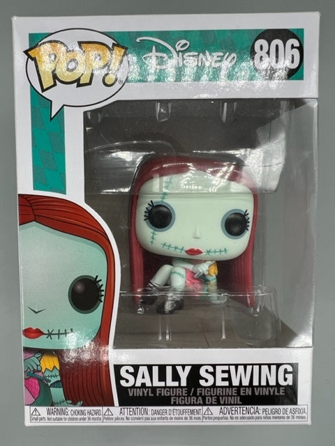 #806 Sally Sewing Disney The Nightmare Before Christ Box Damaged Funko POP