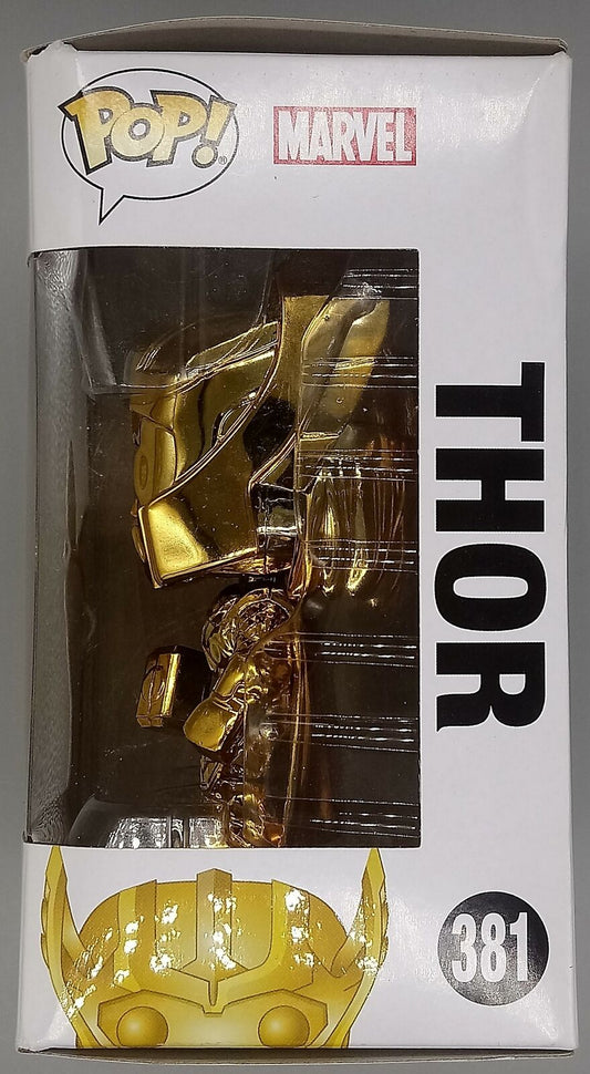 #381 Thor (Gold) - Chrome - Marvel Studios 10 - Box Damaged Funko POP