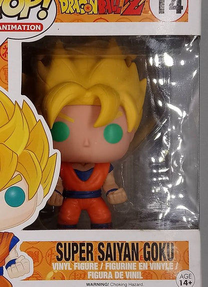 14 Super Saiyan Goku - Dragon Ball Z Box Damaged Funko POP