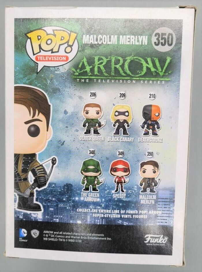#350 Malcolm Merlyn - Arrow - 2016 Con Funko POP