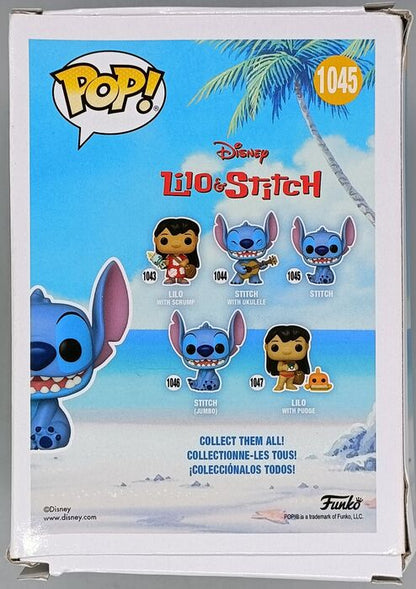 1045 Stitch (Smiling Seated) - Disney Lilo & Stitch - Box Damaged Funko POP