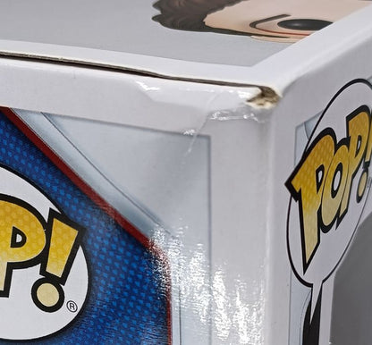 #580 Iron Man (I am Iron Man) Metallic Glow Marvel En Box Damaged Funko POP