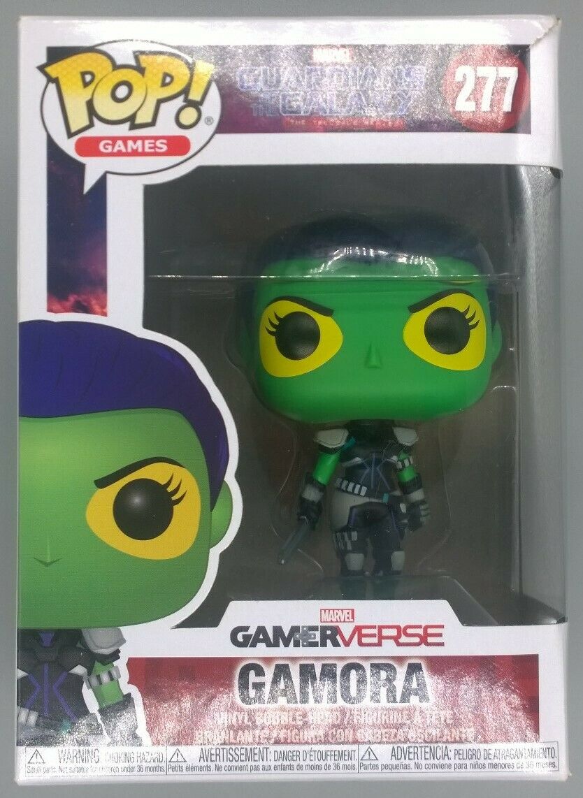 #277 Gamora - Guardians of the Galaxy: The Game - Box Damaged Funko POP