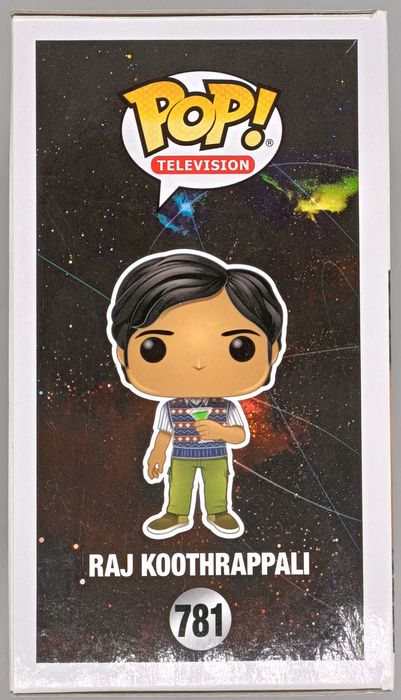 #781 Raj Koothrappali (w/ Cocktail) - Big Bang Theory Funko POP