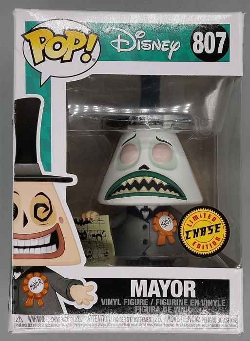 807 Mayor (w/ Plans) Chase - Disney TNBC - Funko POP - Box Damaged