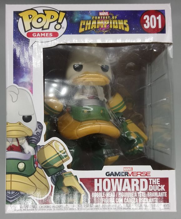 301 Howard the Duck 6 Inch Marvel Contest of Champions - Damaged Box Funko POP