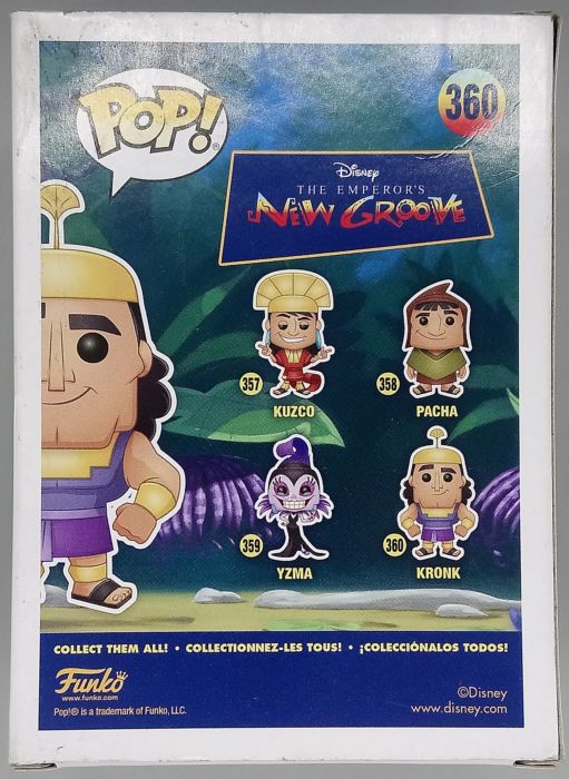 360 Kronk - Disney The Emperor's New Groove Funko POP - Box Damaged