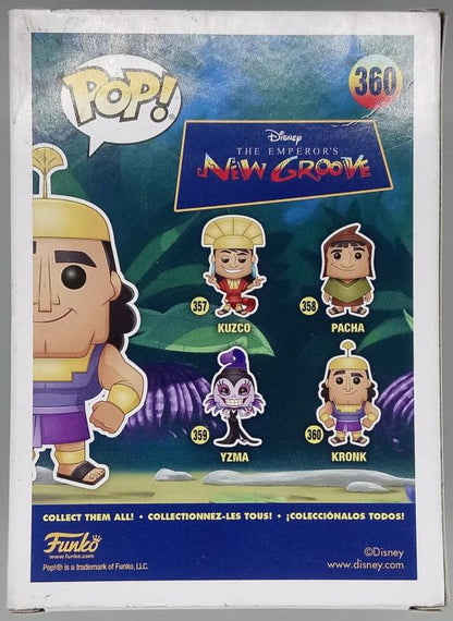 360 Kronk - Disney The Emperor's New Groove Funko POP - Box Damaged