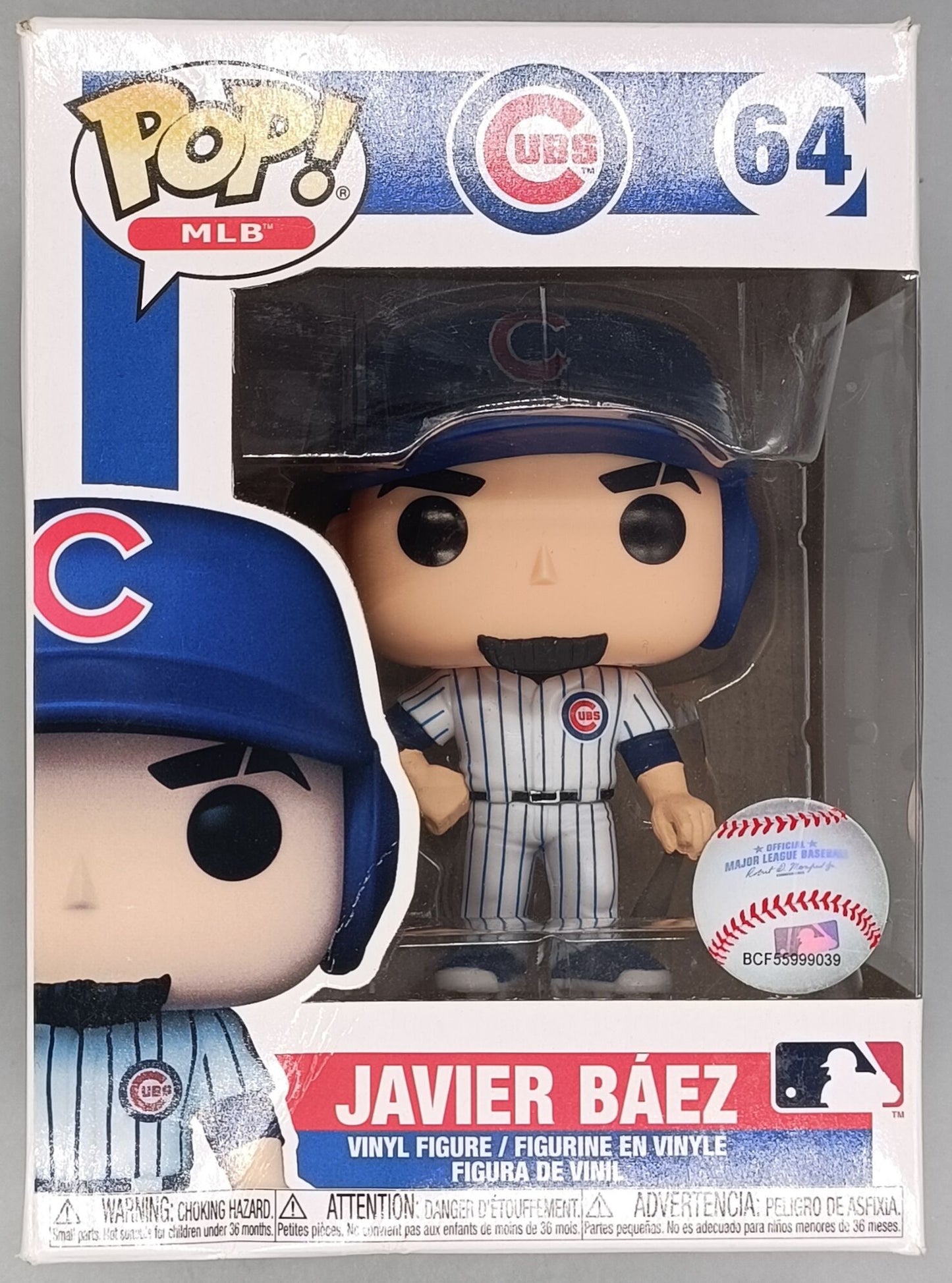 64 Javier Báez - Cubs (Home) - MLB Baseball - Funko POP - Box Damaged
