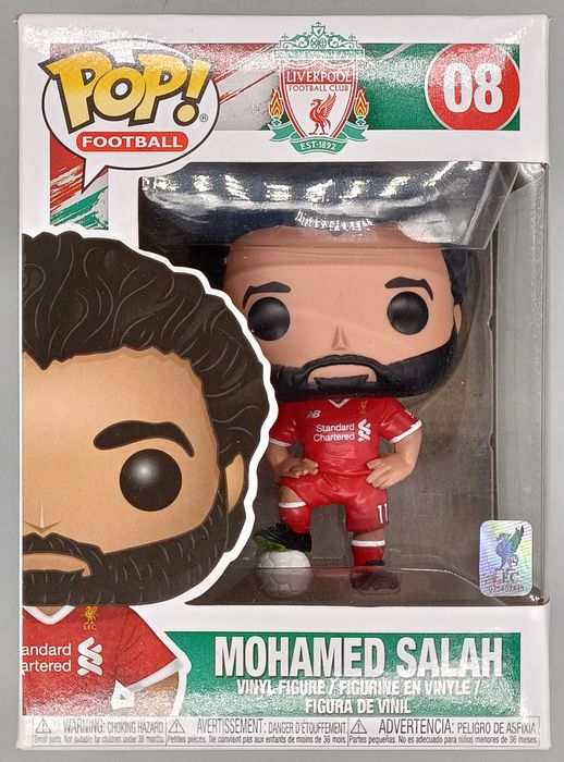 #08 Mohamed Salah - Football - Liverpool FC - Box Damaged Funko POP